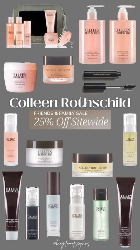 Colleen Rothschild friends and family sale 25% off sitewide with code family 

@colleenrothschild
#crpartner

#LTKsalealert #LTKbeauty