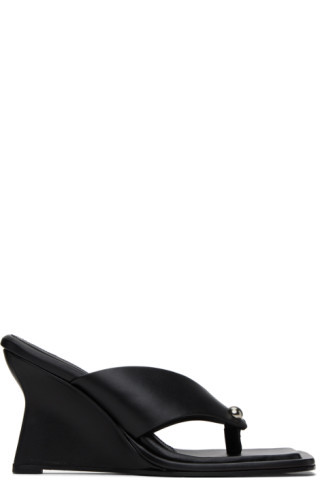 Black Dune Heeled Sandals | SSENSE