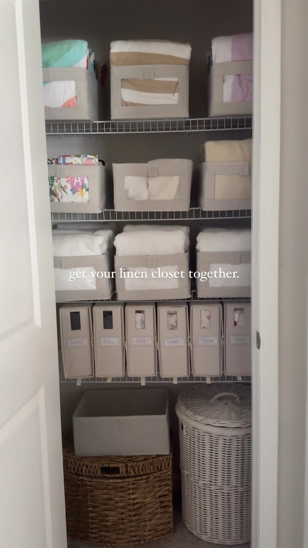 Your annual reminder to get your linen closet together 🤗 Linked to organizers, baskets, sheet organizers and hampers (and my striped cabana towels!)

#LTKHome #LTKFindsUnder100 #LTKFindsUnder50