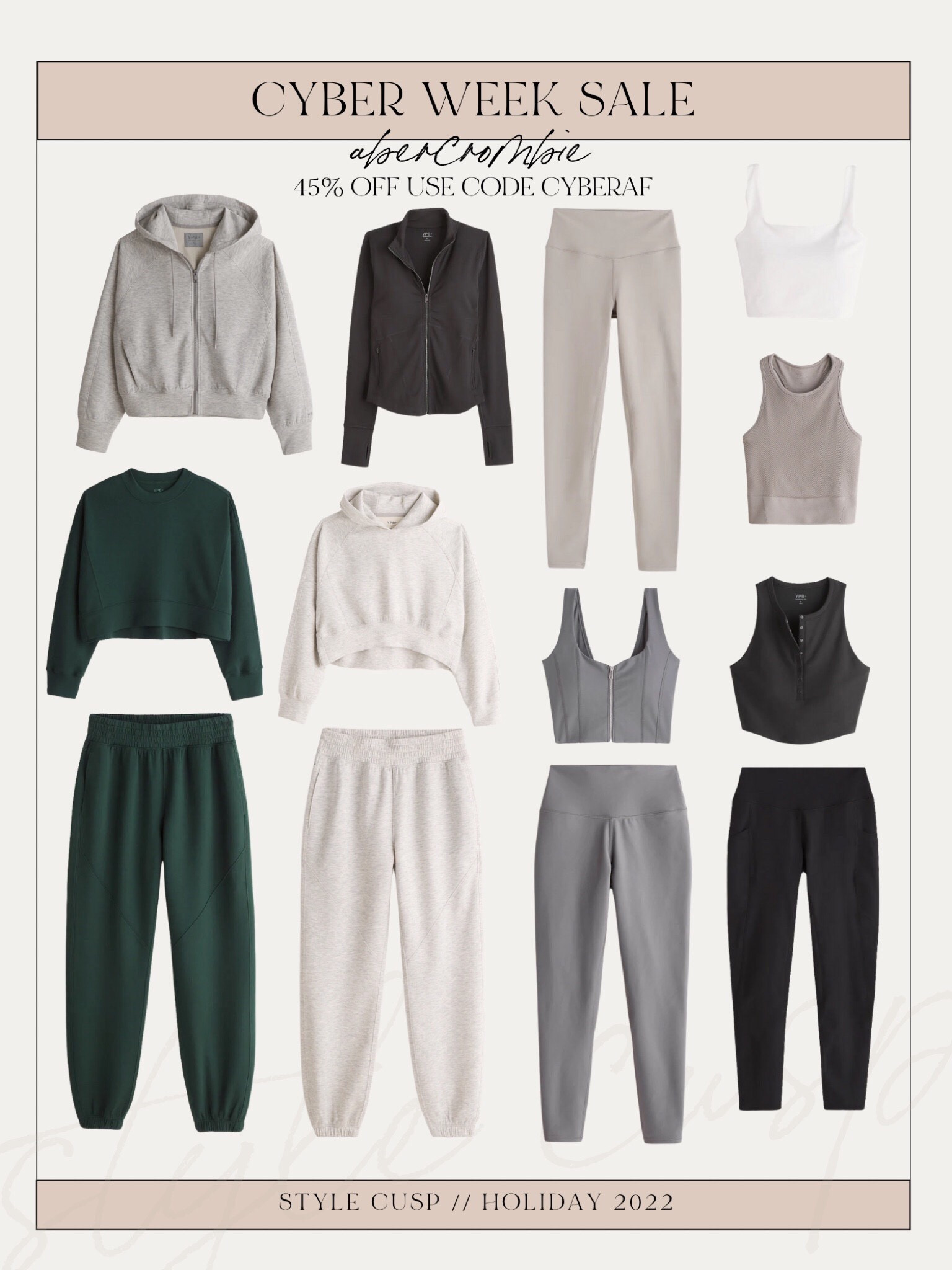 Abercrombie sale picks, YPB activewear use code CYBERAF

#LTKSeasonal #LTKCyberweek #LTKsalealert