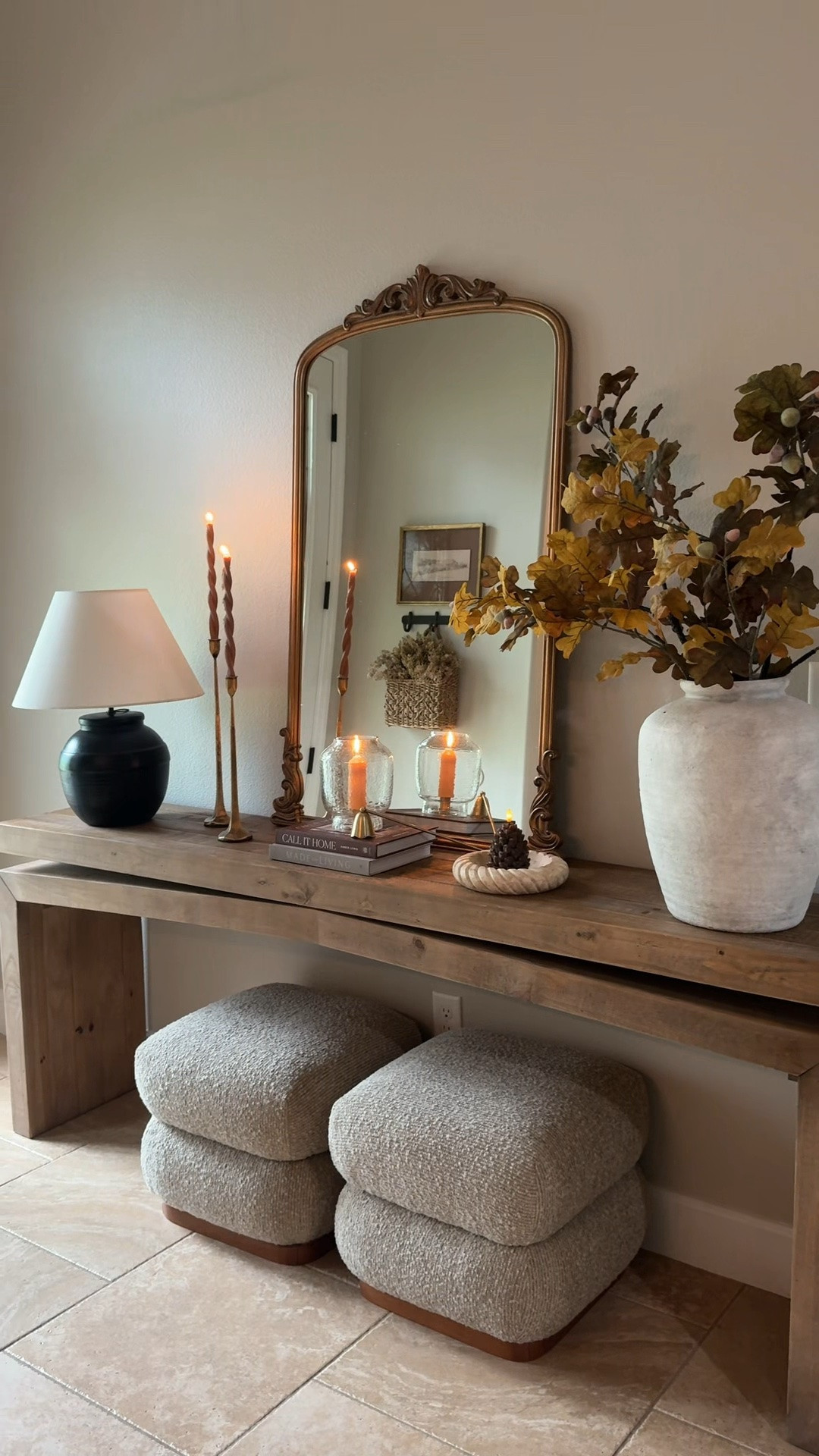 A little fall moment in my entryway 🤎🍂 My Wayfair console table is the perfect anchor for layering in all the cozy fall details. Everything is linked here to shop! ✨

#WayfairFinds #FallHomeDecor #EntrywayDecor #NeutralHomeDecor #LTKHome