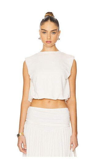 LIONESS Field Of Dreams Top in Ivory. - size L | Revolve Clothing (Global)