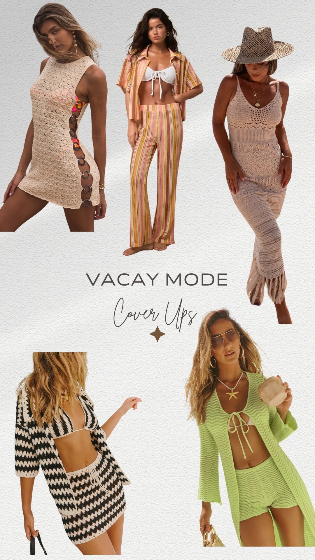 Vacation energy only. These beach cover-ups? Effortless, breezy, and begging for a beachside pic.

#LTKSwim #LTKStyleTip #LTKTravel