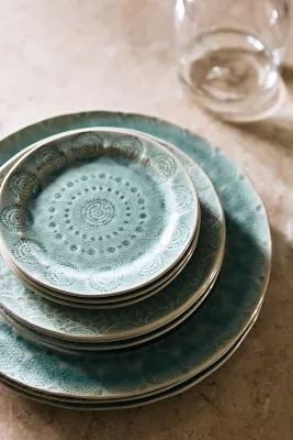 Old Havana Bread Plates, Set of 4 | Anthropologie (US)