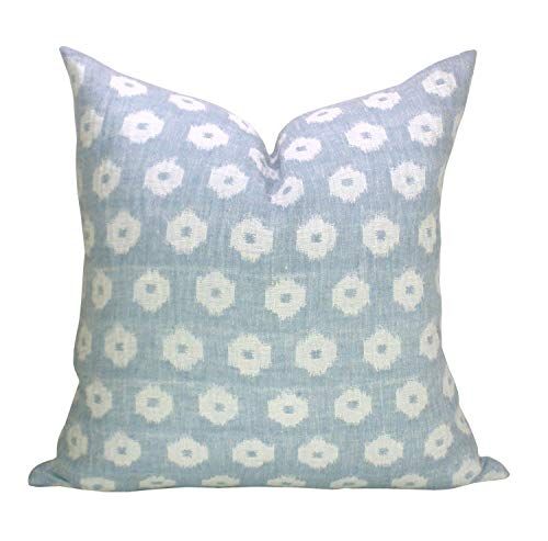 Flowershave357 Timur Weave Pillow Cover in Sky Blue Background… | Amazon (US)