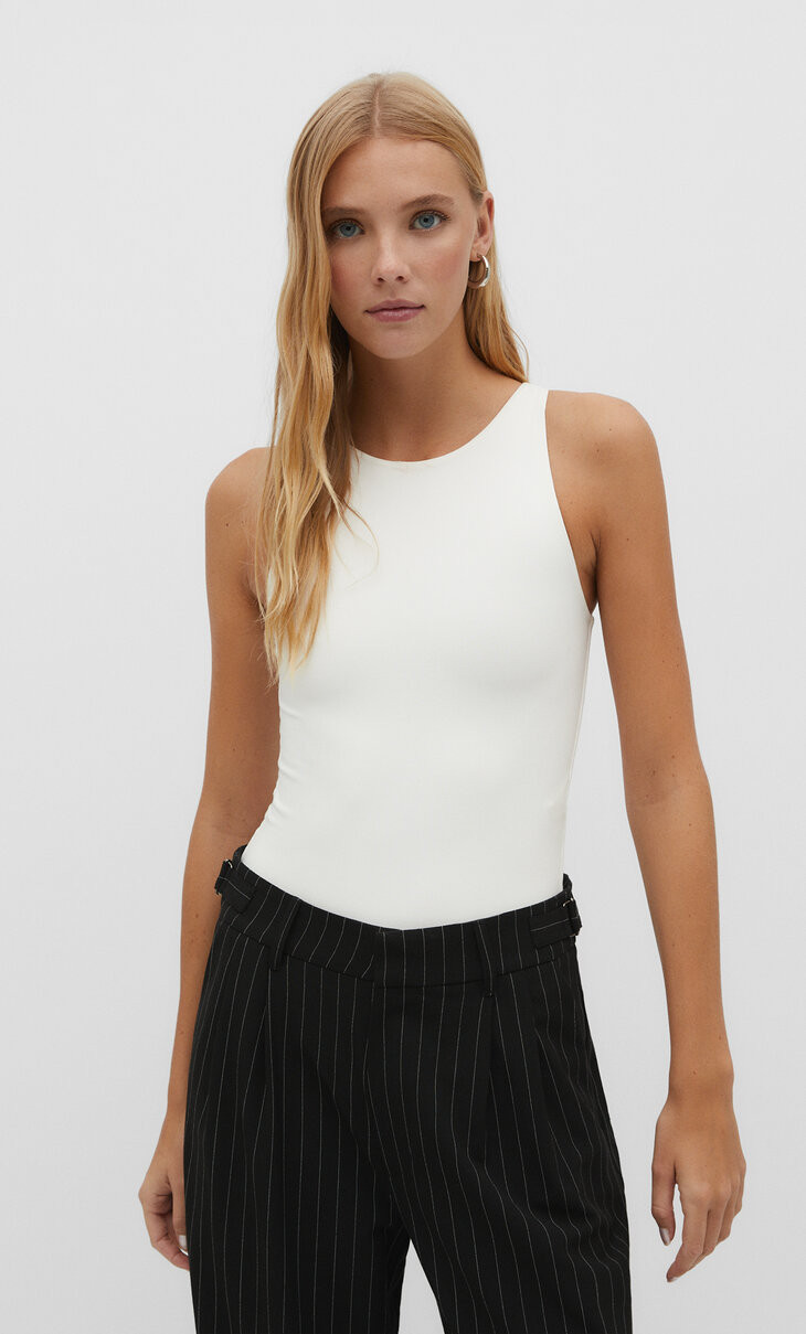 Polyamide halterbody | Stradivarius (NL)