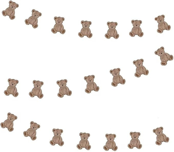 Cute Baby Bear Banner, Wall Decor Flag Photo Props Baby Shower Party Decor Wall Hangings for Bedr... | Amazon (US)
