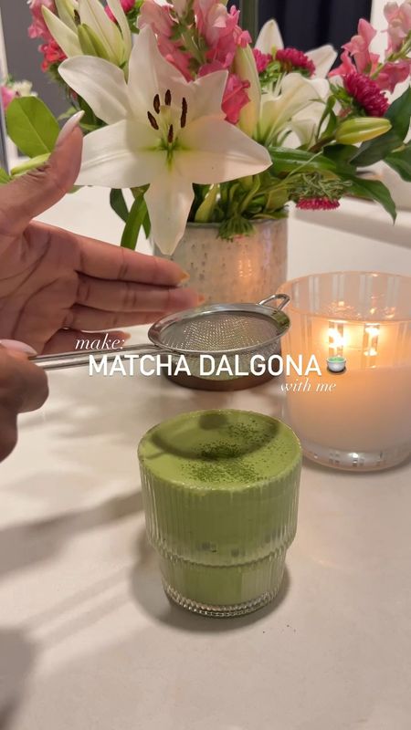 one of my latest at-home matcha creations: a matcha dalgona!! first time trying whipped matcha and i never want to look back 🤩 12/10 


#LTKhome