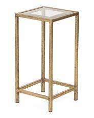 12x24 Scarlatti Side Table With Aged Mirror Top | TJ Maxx