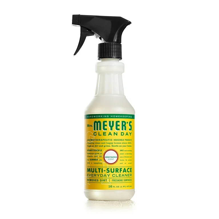 Mrs. Meyer’s Clean Day Multi-Surface Everyday Cleaner, Honeysuckle Scent, 16 Ounce Bottle | Walmart (US)