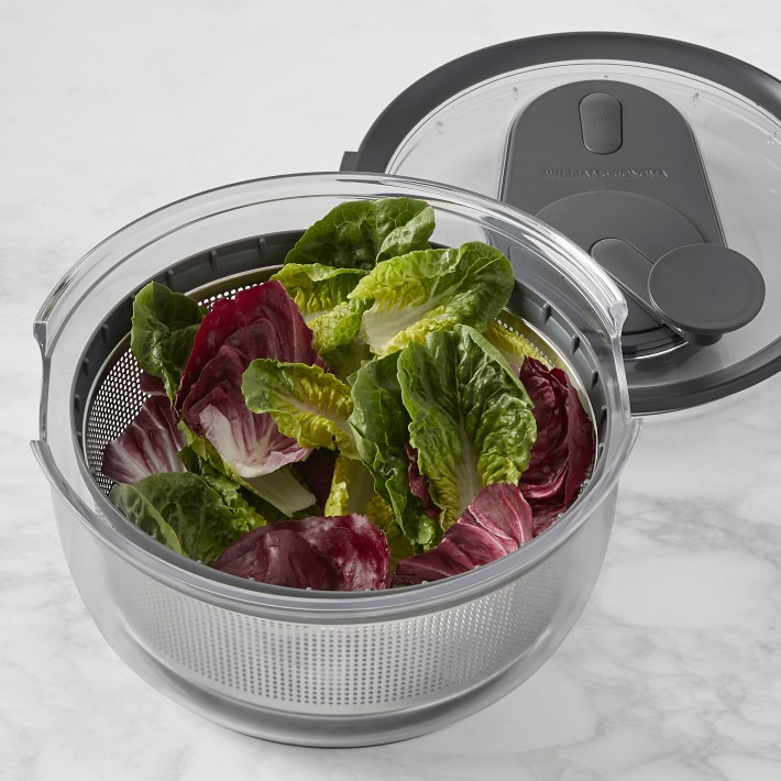 Williams Sonoma Stainless-Steel Salad Spinner | Williams-Sonoma