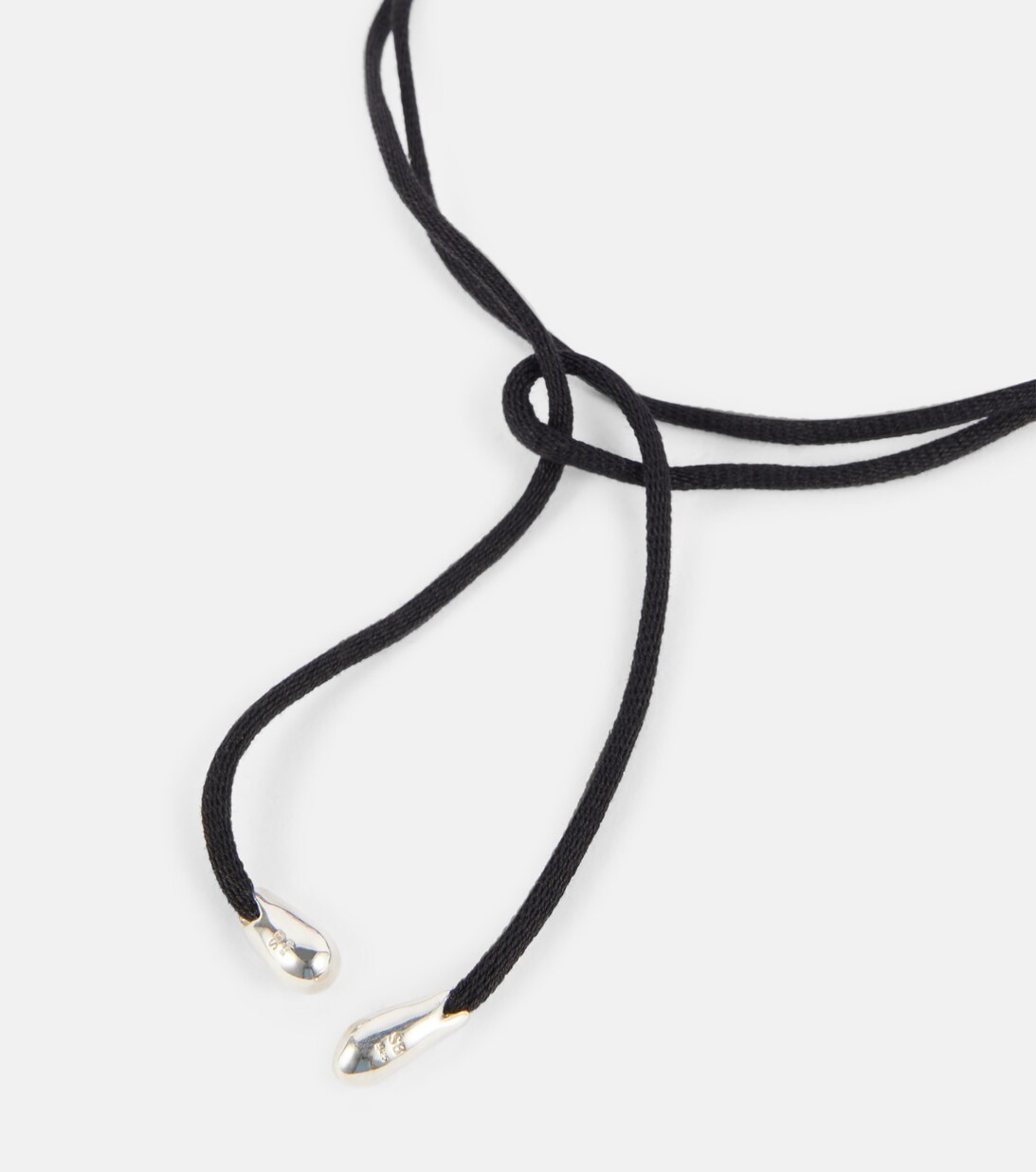 Shoelace 새틴 스털링 실버 초커 | Mytheresa (INTL)