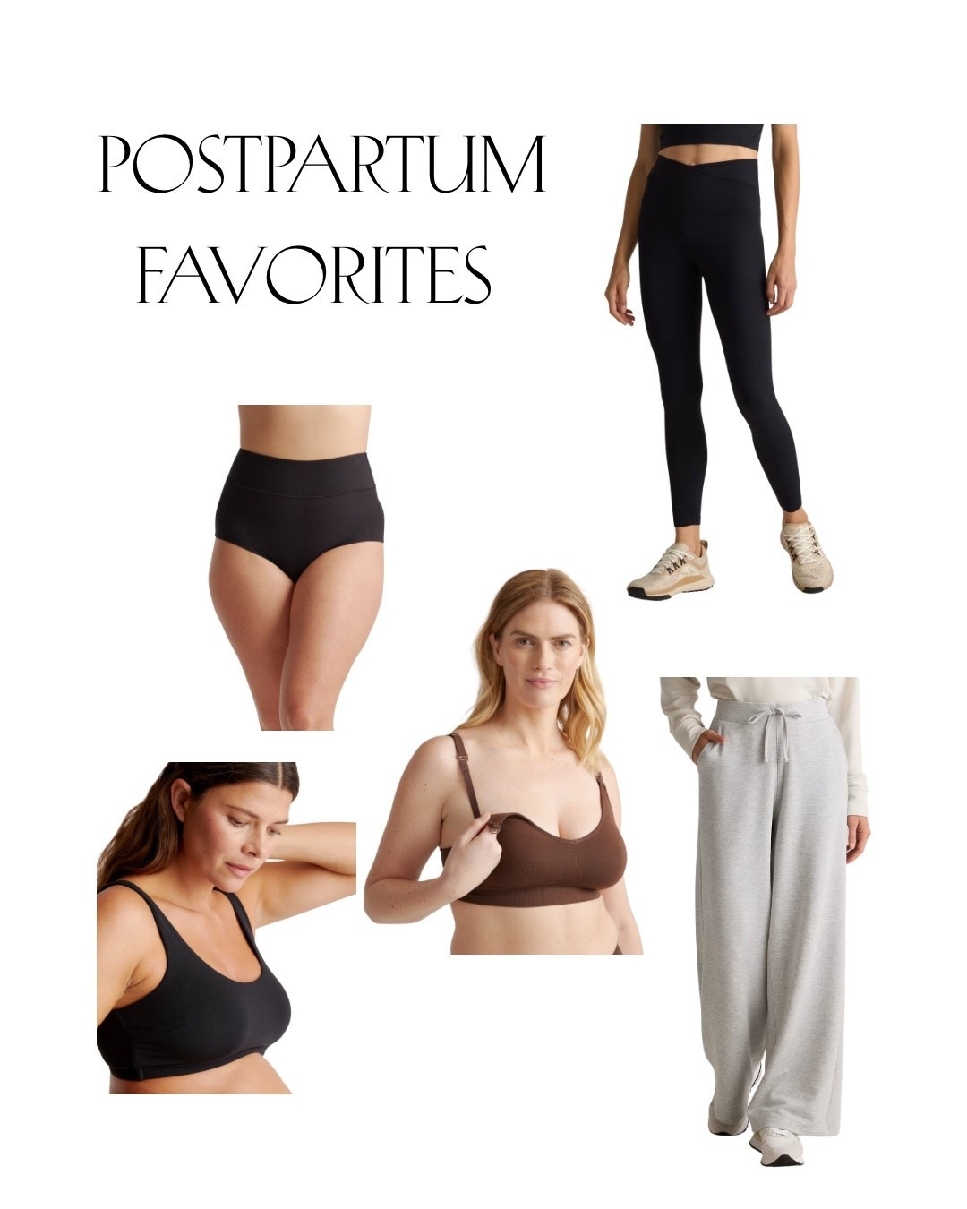 My postpartum staples. The underwear worked incredibly well post c section. 

#LTKKids #LTKBump #LTKStyleTip