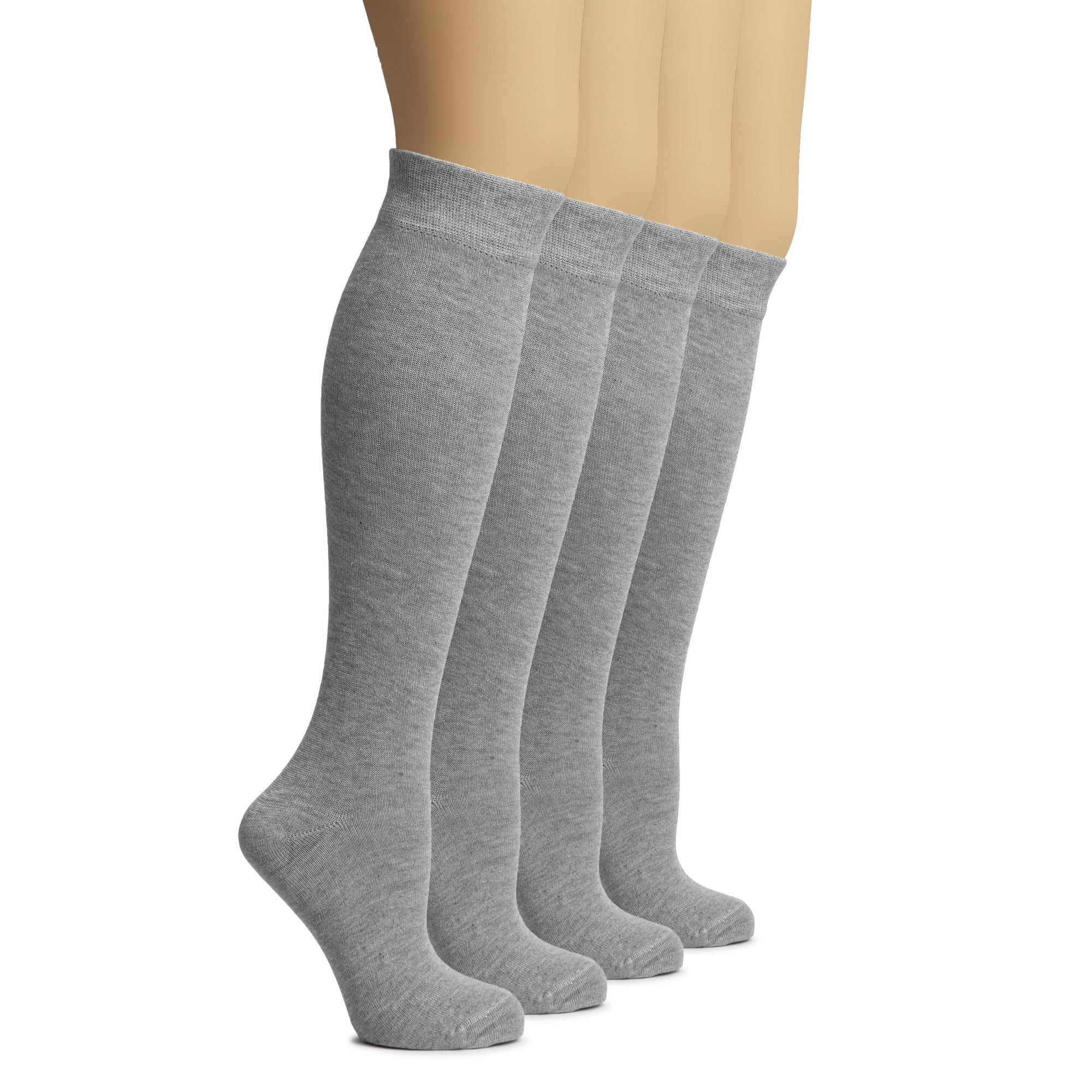 HUGH UGOLI Women's Bamboo Knee High Socks | Comfort Seam Long Dress Socks, Soft & Lightweight | 4... | Walmart (US)