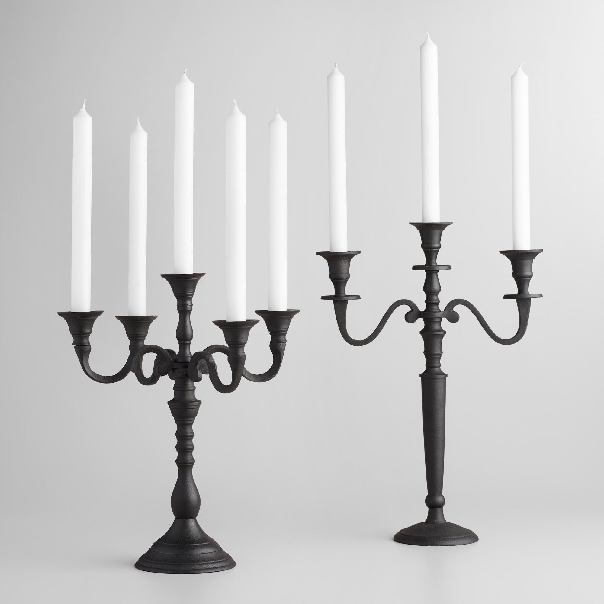 Black  Iron  Candelabra, 5arm | World Market