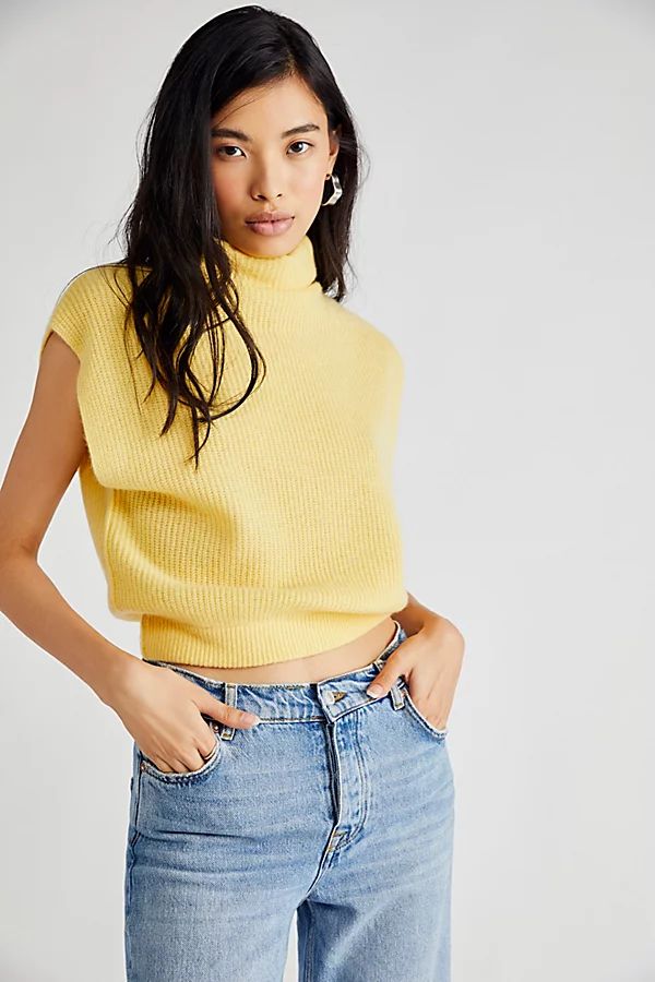 Skye Cashmere Pullover by Free People, Pina Colada, M | Free People (UK)
