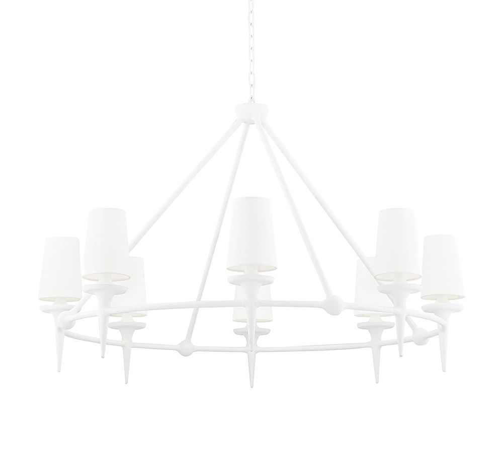 Penny Round Metal Chandelier | Pottery Barn (US)