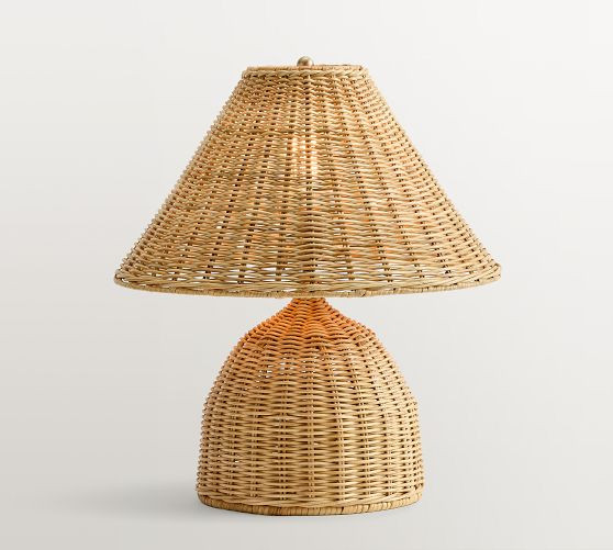 Phoebe Woven Table Lamp (18") | Pottery Barn (US)