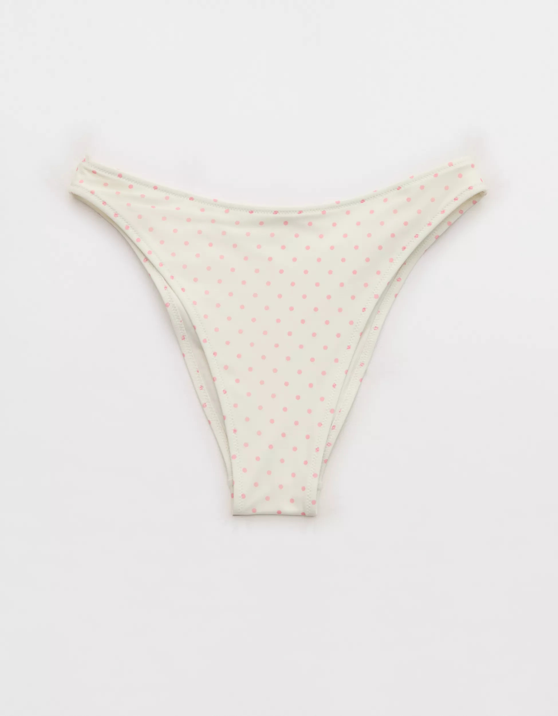 Aerie Mesh Mid Rise Cheeky Bikini Bottom | Aerie