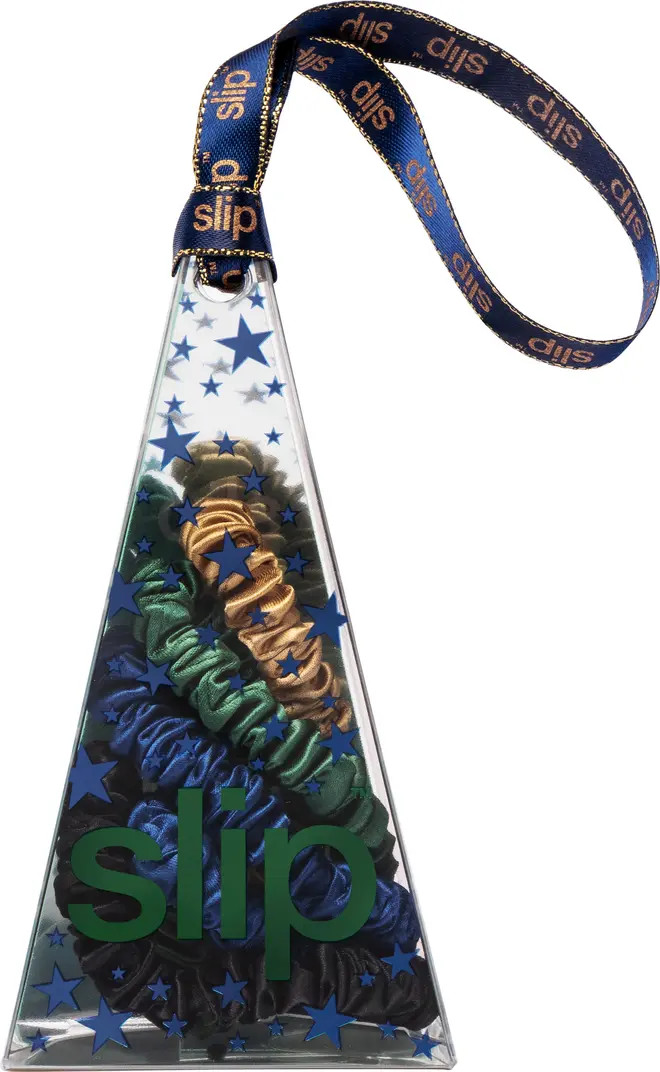 slip 4-Pack Pure Silk Skinny Scrunchies Ornament | Nordstromrack | Nordstrom Rack