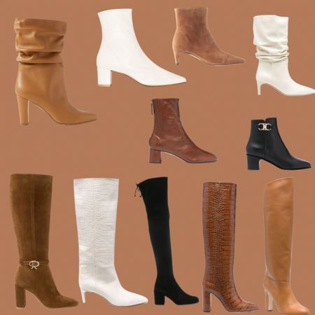 Boots edit
Classy and elegant boots 
Ankle boots, over the knee boots, knee high boots, brown boots, white boots, black boots 

#LTKstyletip #LTKSeasonal #LTKshoecrush