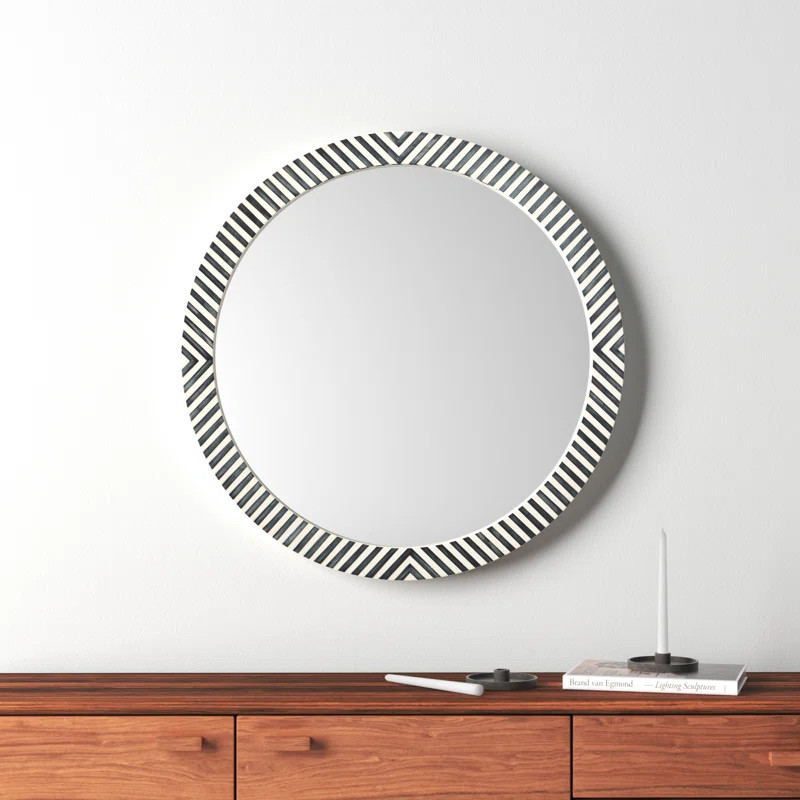 Simone Round Wall Mirror | Wayfair North America