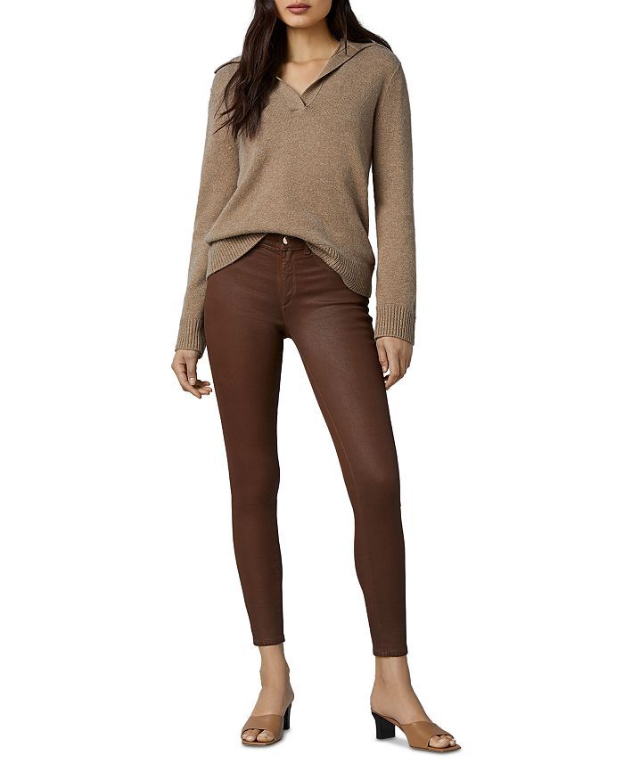 Florence Instasculpt Skinny Ankle Jeans in Peacan Crinkled | Bloomingdale's (US)