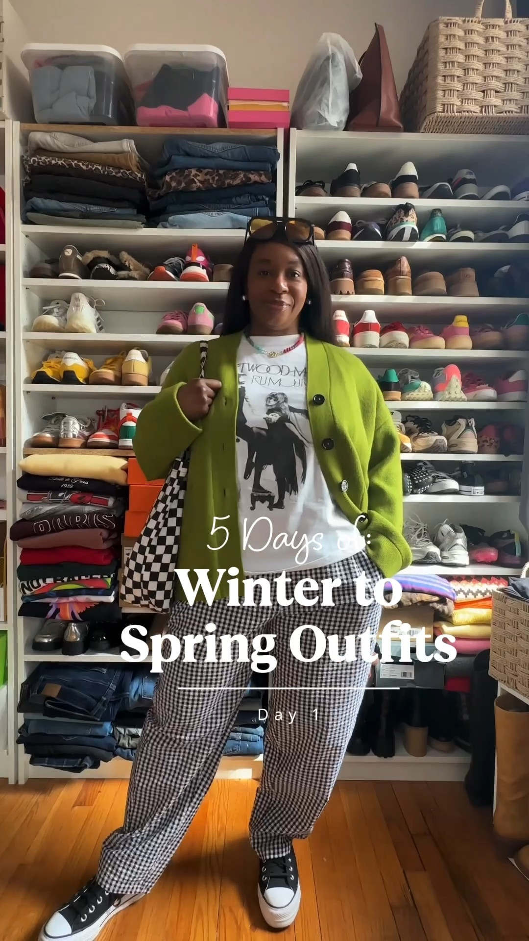 Winter to Spring Outfit Ideas:
Cardigan is Large
Tee & Pants are XL
Kicks are an 8



#LTKootd #LTKMidsize #LTKPetite