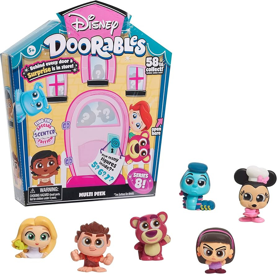 Disney Doorables Multi Peek Series 8 Featuring Collectible Scented Figures, Styles May Vary, Offi... | Amazon (US)