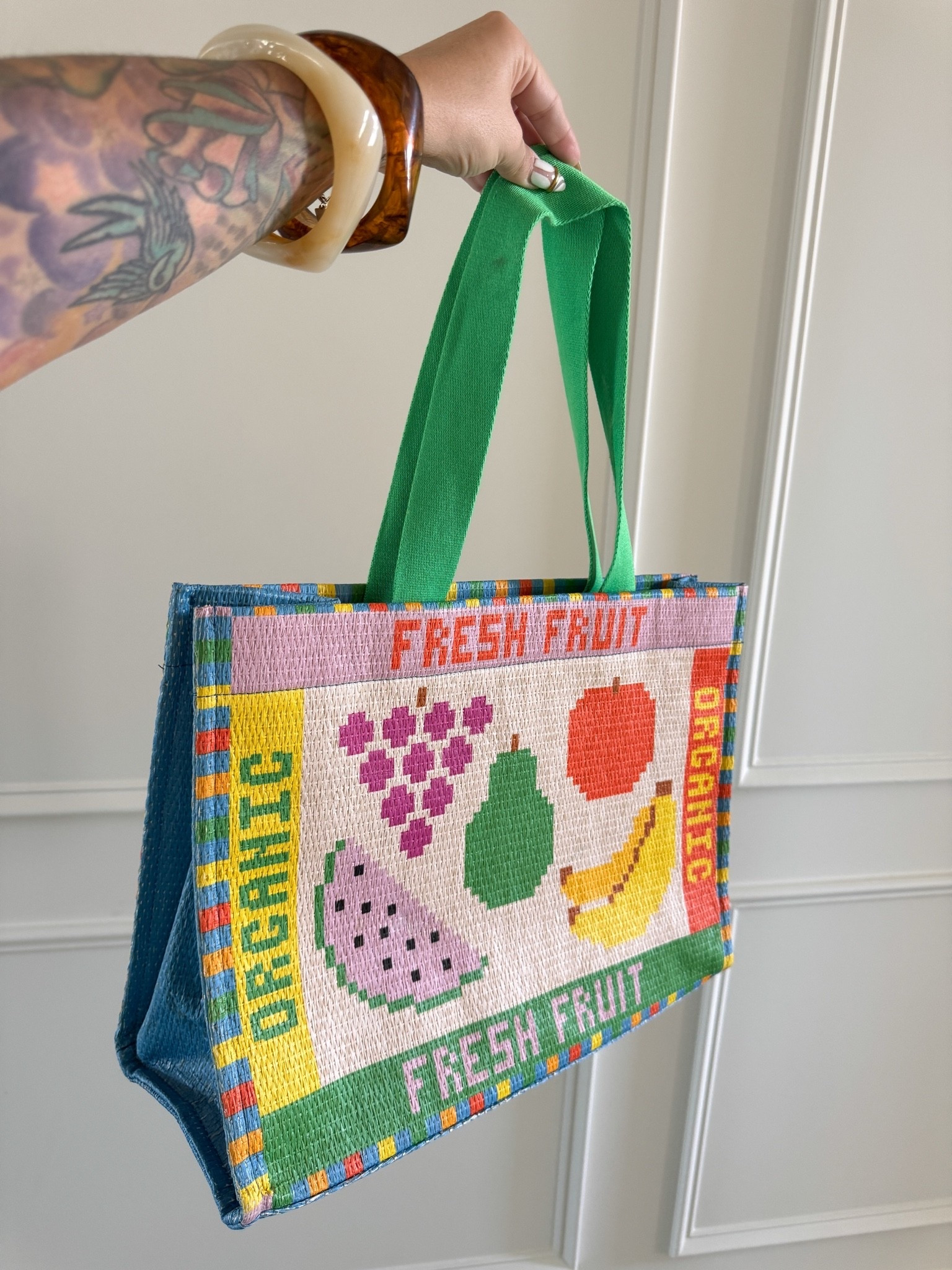Such a cute summer tote ! Giving farmers market vibes 😍