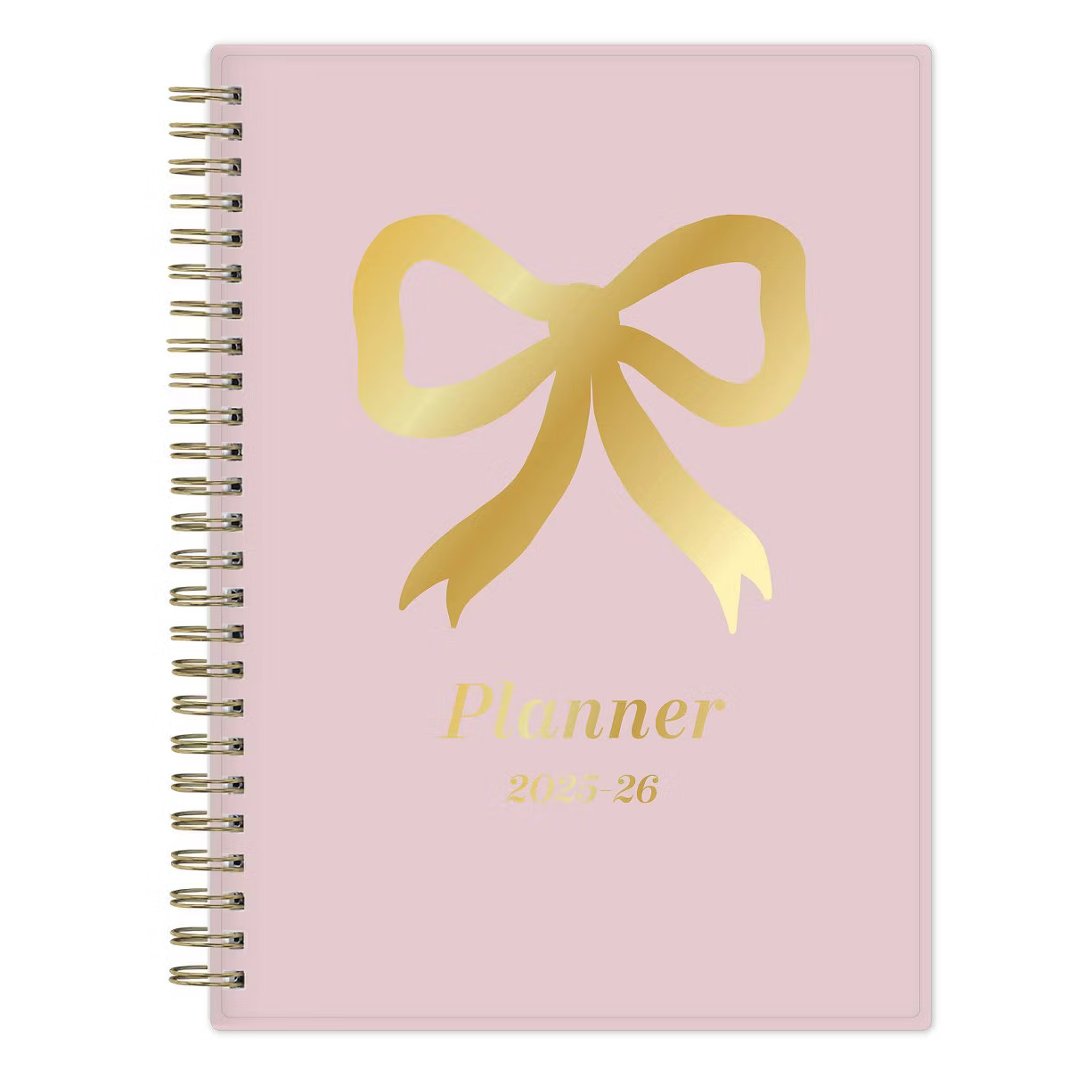 Blue Sky 5.875"x8.625" Weekly/Monthly Wirebound Planner Printed Keke Pink Bow | Target