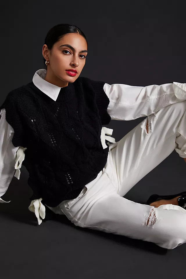 By Anthropologie Bow Sweater Vest | Anthropologie (US)