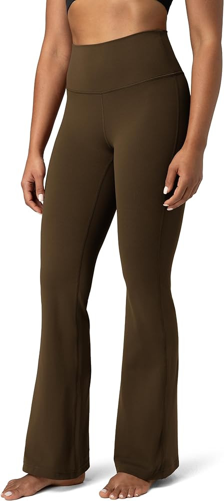 Colorfulkoala Women's Dreamlux Workout Flared Leggings High Waisted Wide Leg Bootcut Yoga Pants 2... | Amazon (US)