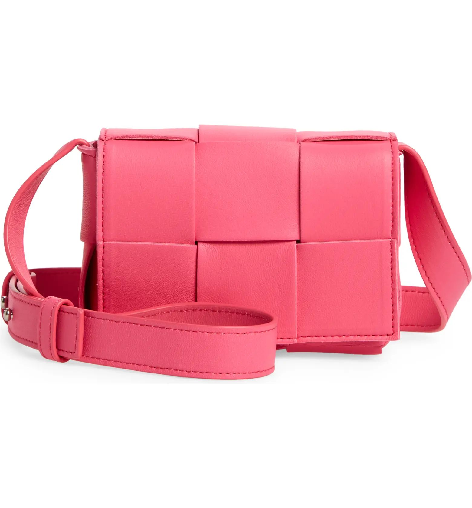 Mini Cassette Intrecciato Leather Crossbody Bag | Nordstrom