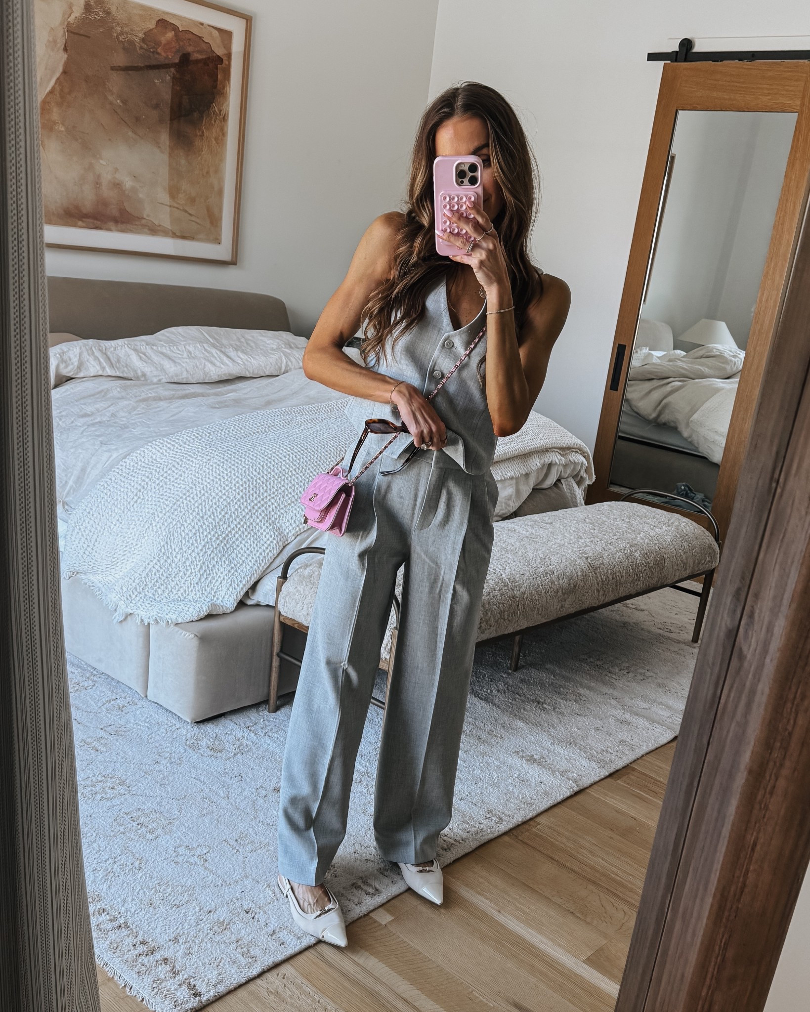 love a good matching suit / vest set!