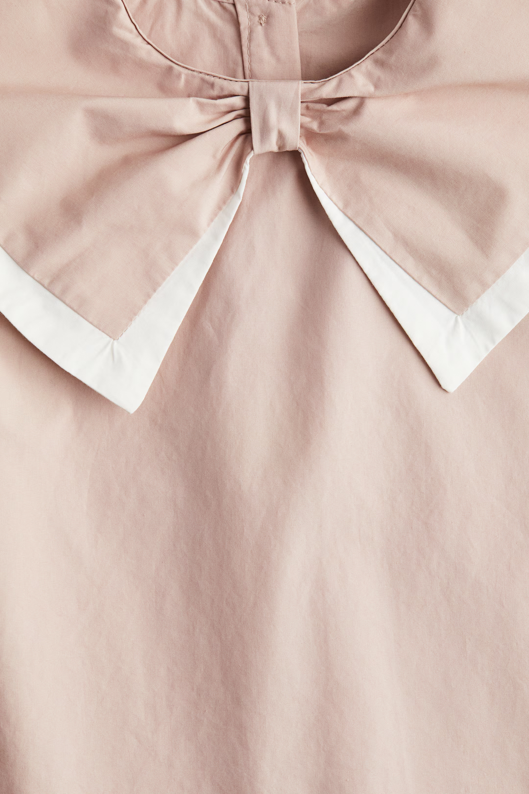 Cotton Poplin Dress with Sailor Collar | H&M (US + CA)