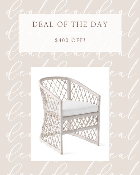 My favorite dining chairs on major sale today at Serena and lily 

Capistrano wicker dining outdoor patio furniture sale 

#LTKstyletip #LTKhome #LTKsalealert