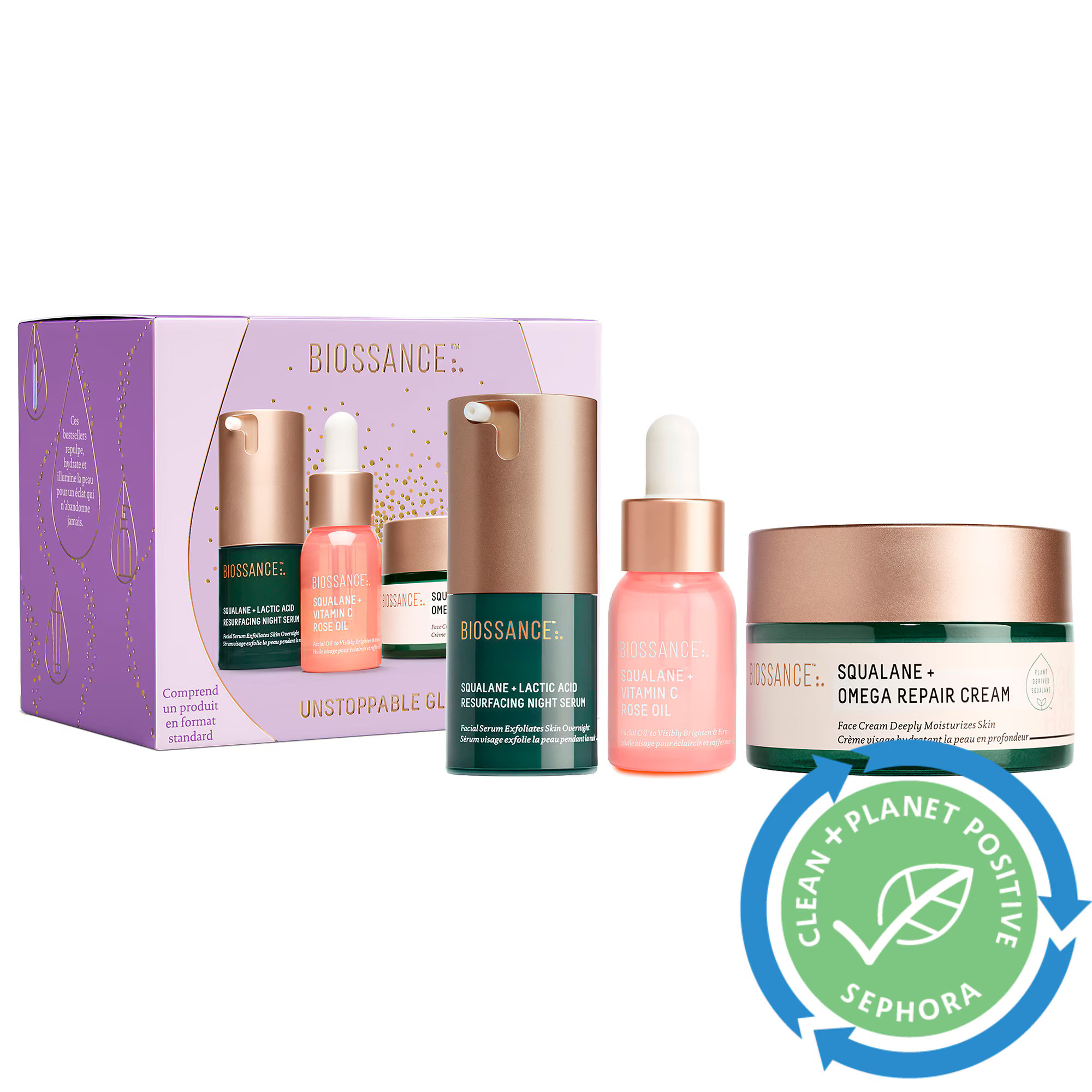Biossance Unstoppable Glow Set | Sephora (US)