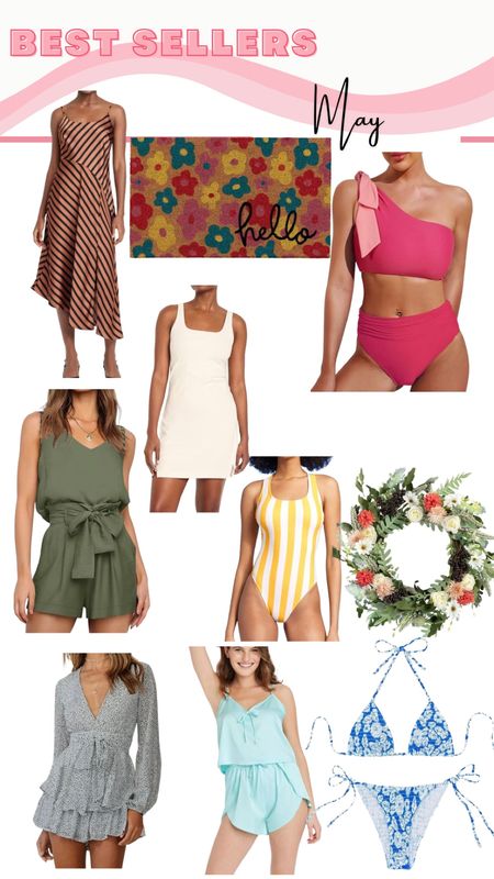 May’s best seller roundup! Amazon bikinis, old navy workout dress, target swimsuit, target dresses, summer wreath, summer doormat

#LTKSwim #LTKFindsUnder100 #LTKMidsize