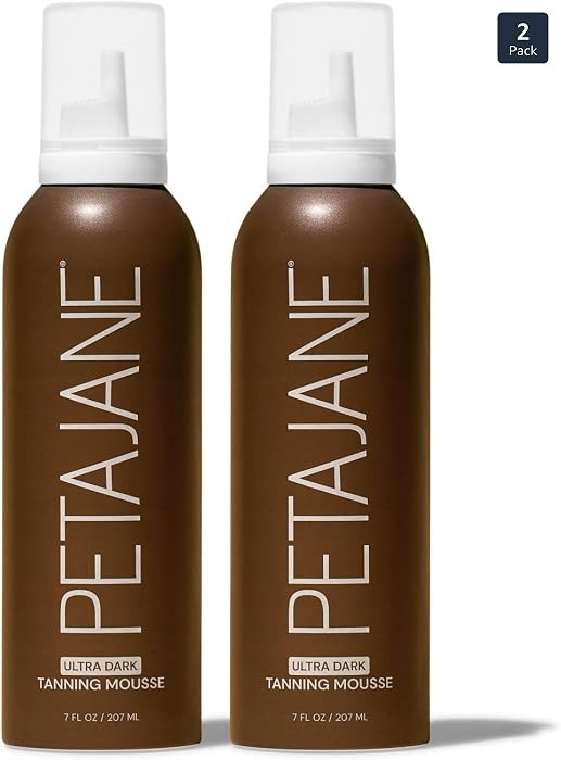 PETAJANE Ultra Dark Tanning Mousse, 7 Fl Oz, Pack of 2 | Amazon (US)