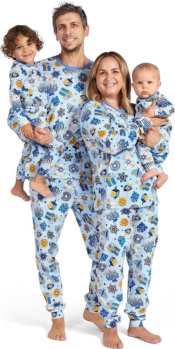 The Children's Place Baby Family Matching, Hanukkah Pajama Sets, Cotton       Send to Logie | Amazon (US)