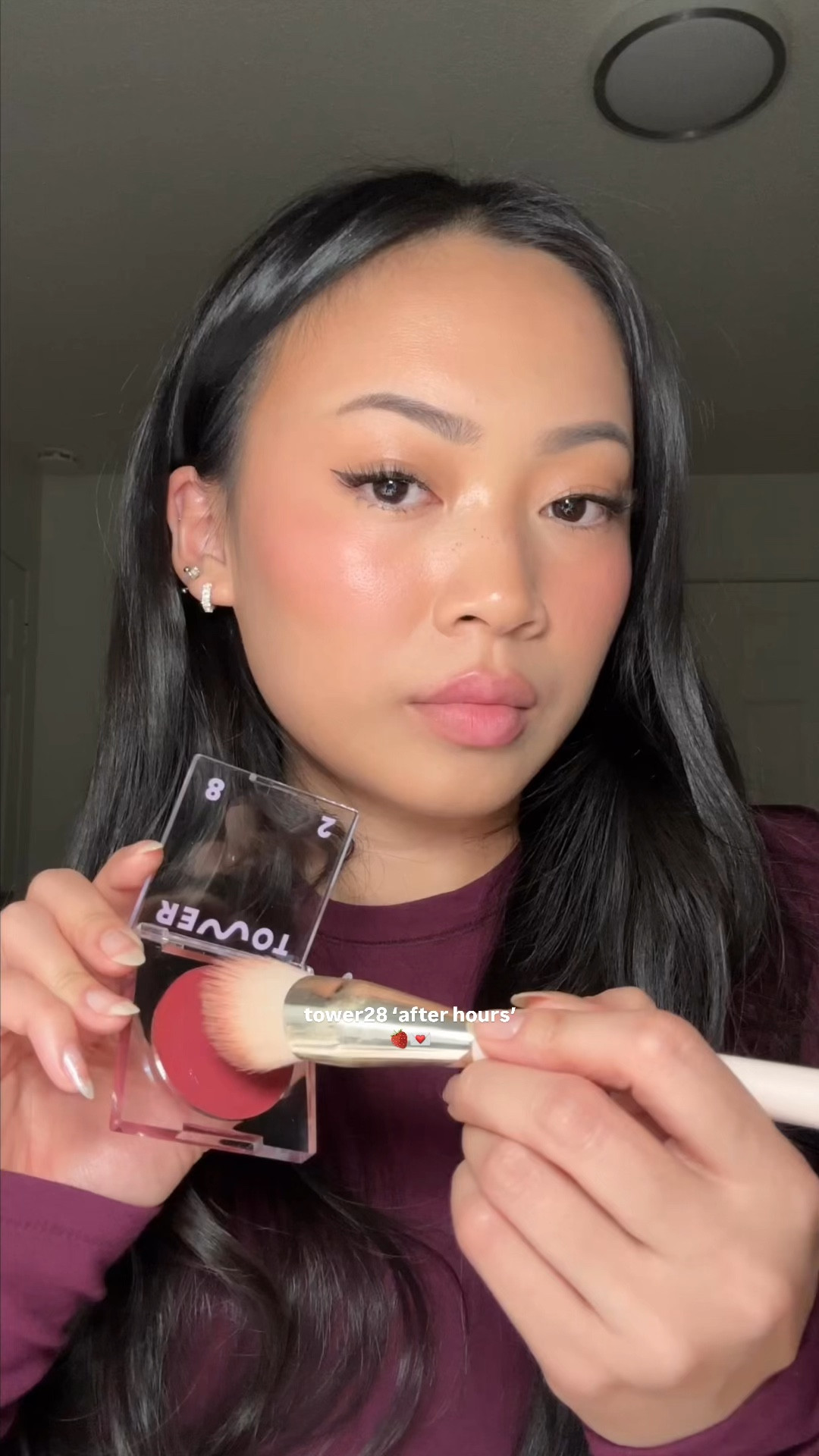 berry blush supremacy 🍓❤️🙂‍↕️ 

#LTKVideo #LTKbeauty