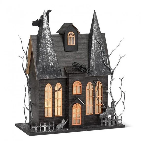 MDR Trading Inc. AB-27-VILLAGE-663 Large Spooky Led Mansion Figurine | Walmart (US)