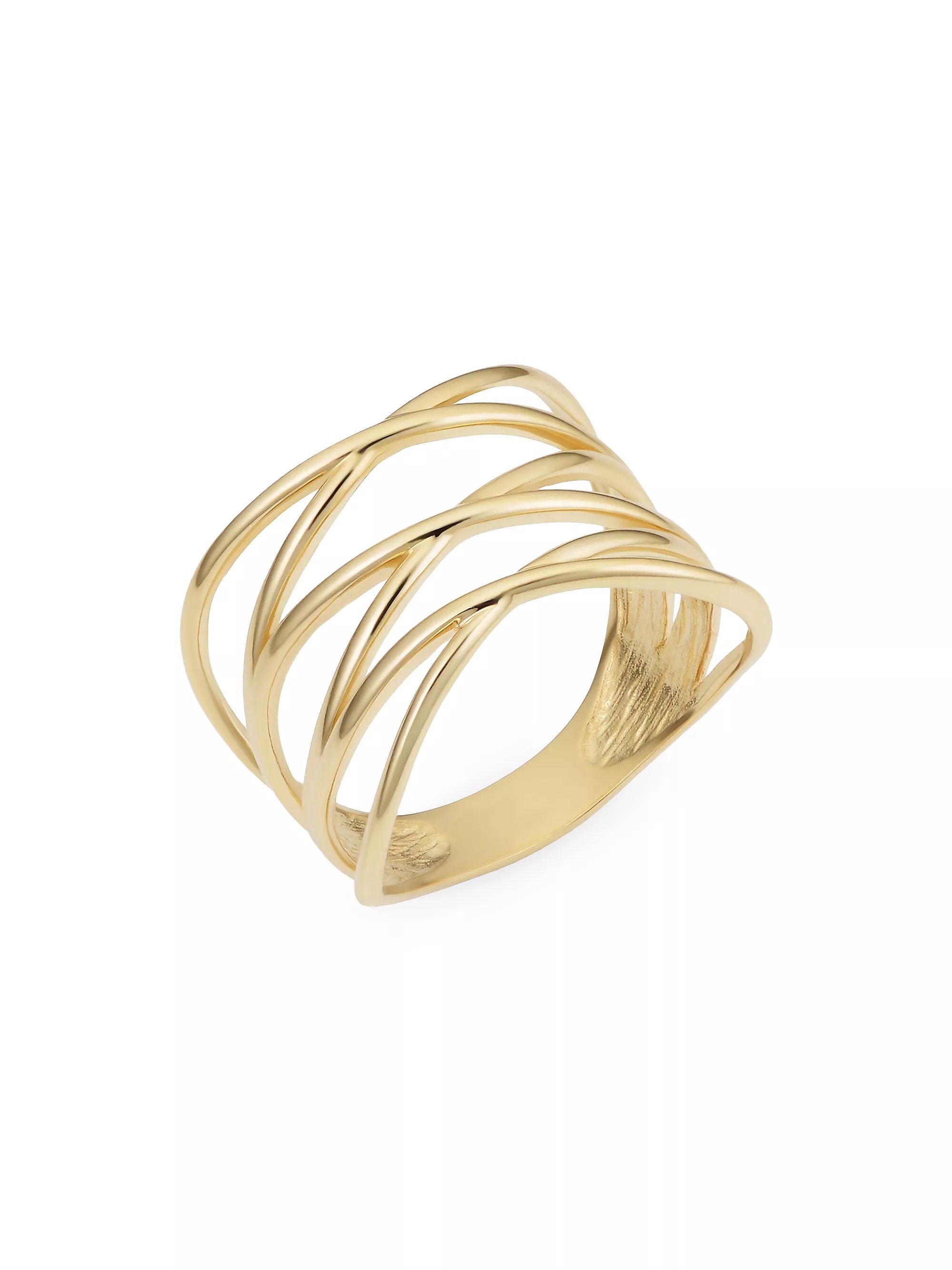 14K Yellow Solid Gold West Side Highway Ring | Saks Fifth Avenue