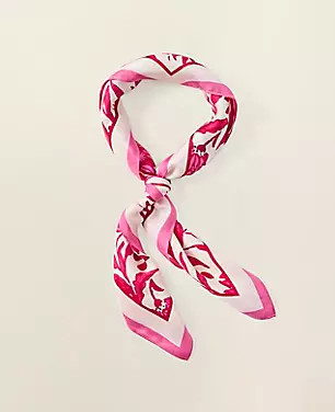 Floral Silk Scarf | Ann Taylor
