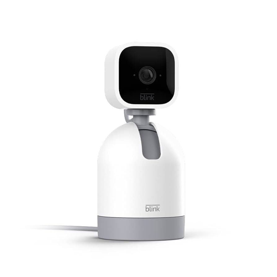 Blink Mini Pan-Tilt Camera | Rotating indoor plug-in smart security camera, two-way audio, HD vid... | Amazon (US)