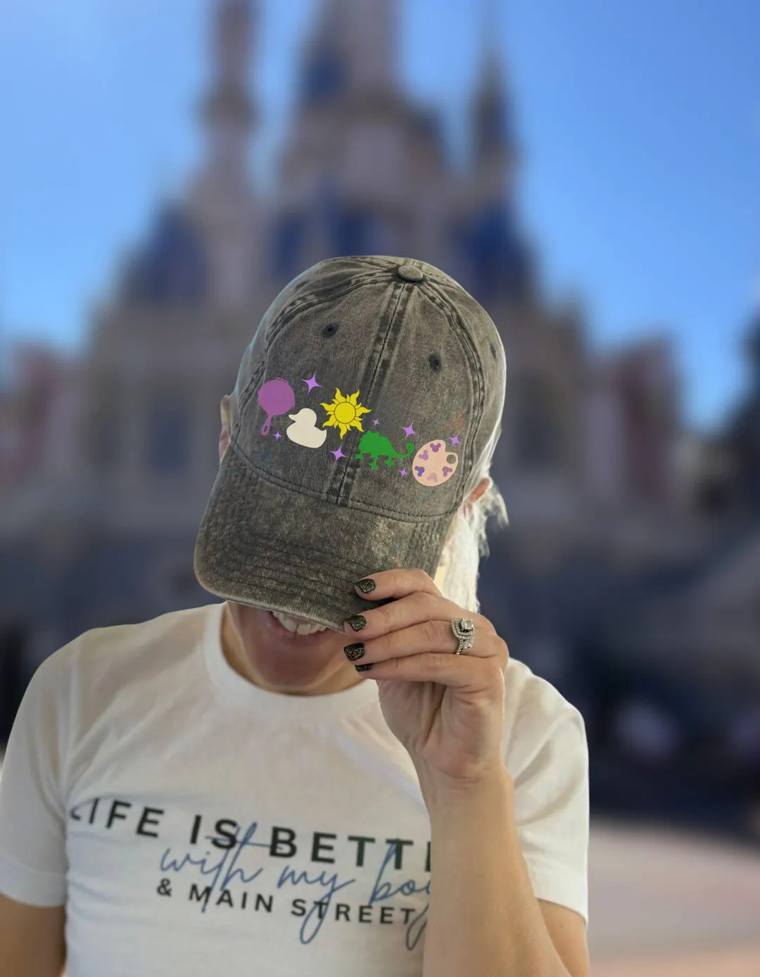 Disney Tangled Inspired Icon Hat, Disney Rapunzel Inspired Icon Hat, Subtle Tangle Hat, Subtle Di... | Etsy (US)