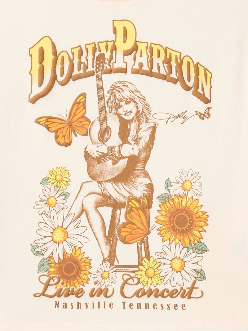 Dolly Parton Toddler Girls Graphic Tee and Bike Shorts Set, 2-Piece, Sizes 12M-5T | Walmart (US)