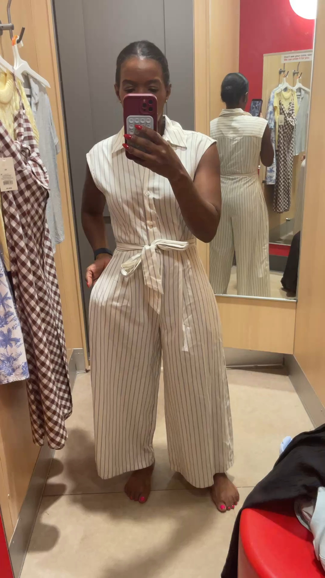 This jumpsuit is a must have. I’m wearing S and I’m 5”3

#LTKootd #LTKSeasonal #LTKOver40