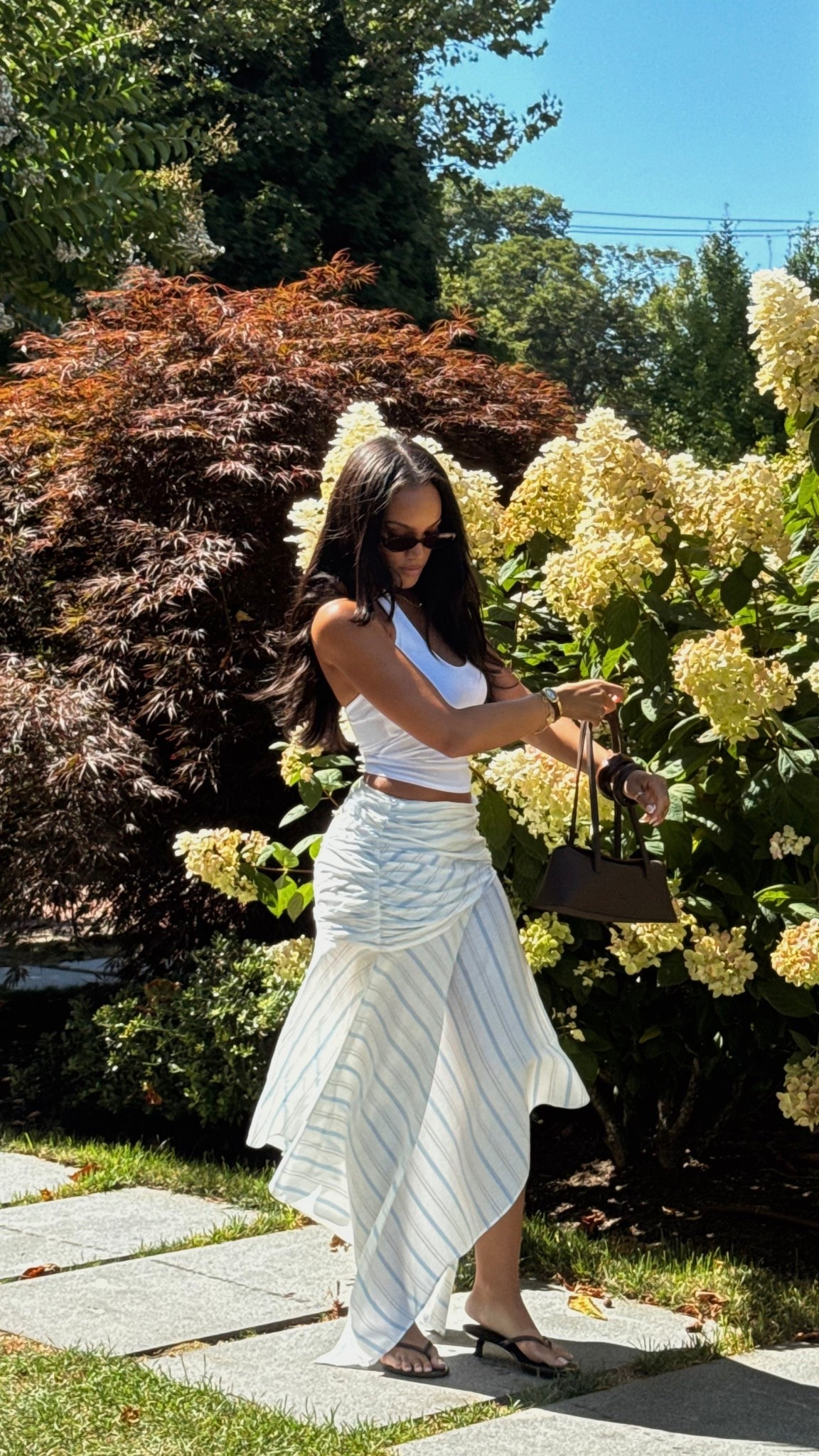 Breezy and casual. 🤎 I’m wearing a small in everything. 